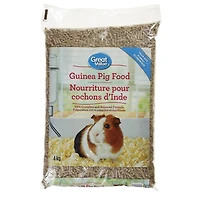 Nourriture pour cochons d'lnde Great Value 4kg Nutrition complète