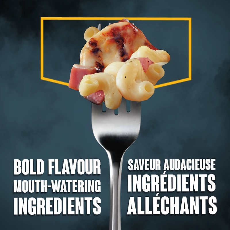 CRAVE Oven Baked Chicken and Ham in Macaroni & Cheese, Frozen, 320g