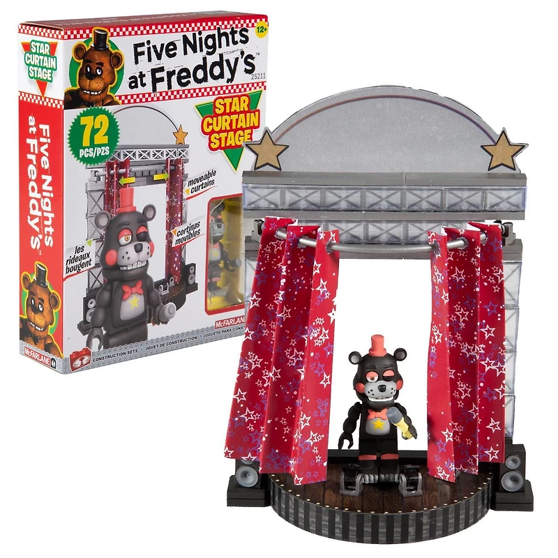 McFarlane - Five Nights at Freddy's - Ensemble de Construction Scene Rideau Étoilé