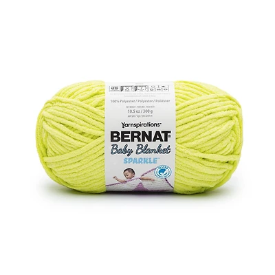 "Bernat® Fil Sparkle™ de Couverture pour Bébé Polyester #6 Super Volumineux, 10,5 Oz/300 G, 220 Yards"