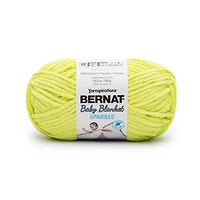 Bernat® Baby Blanket Sparkle™ Yarn, Polyester #6 Super Bulky, 10.5oz/300g, 220 Yards