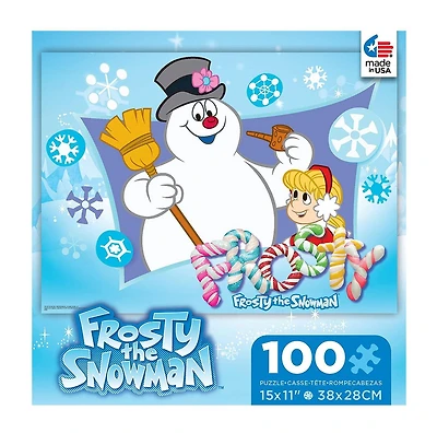 Ceaco Frosty the Snowman Casse-tête 100 pièces Frosty et Karen