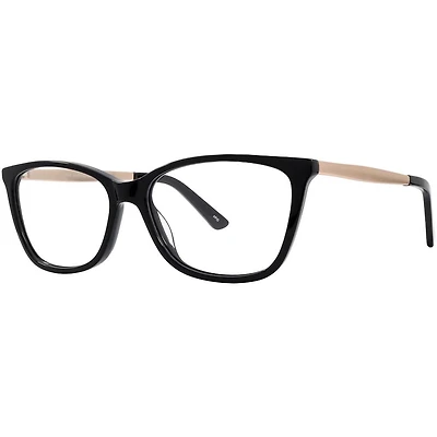 Flat Earth FE6907 Noir Mat/Or Rose Lunettes Ophtalmique