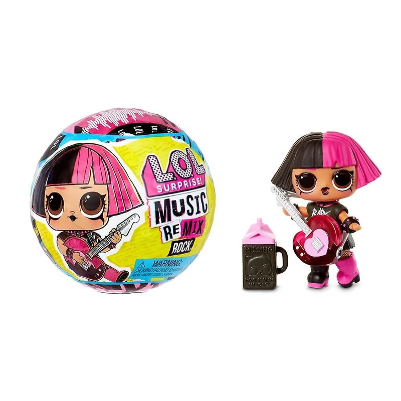 LOL Surprise Remix Rock Dolls with 7 Surprises including Instrument