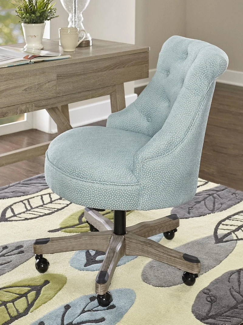 Chaise de Bureau Callum Bleu Clair