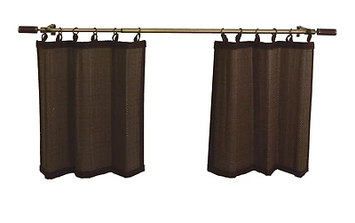 Versailles Brise-Brise en Bois de Bambou à Anneaux 48po x 24po
