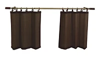 Versailles Brise-Brise en Bois de Bambou à Anneaux 48po x 24po