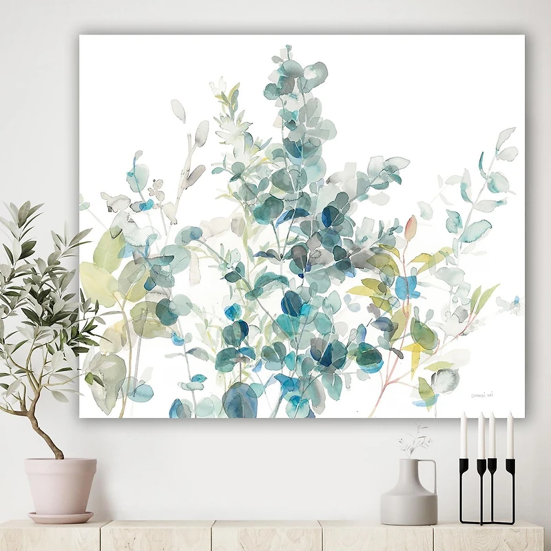 Designart Eucalyptus Natural Element Canvas Wall Art