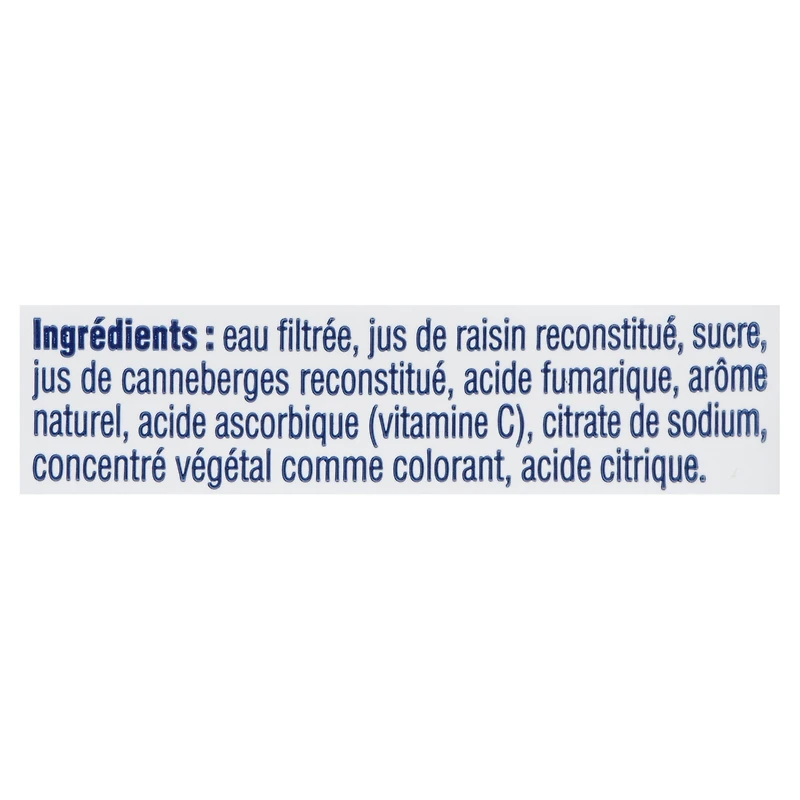 Cocktail aux raisins et aux canneberges Ocean Spray 1,89 l