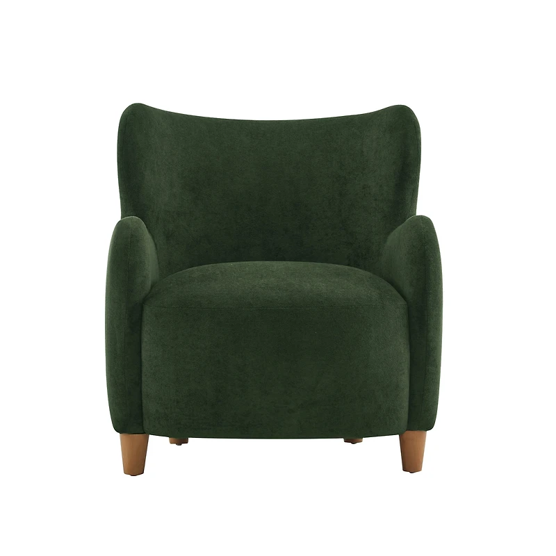 Noble House Lucia Wingback Armchair,Light Teak