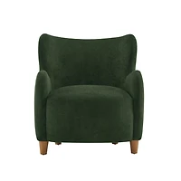 Noble House Lucia Wingback Armchair,Light Teak