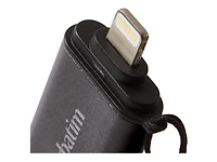 Verbatim 64GB Store ‘n’ Go Dual USB 3.2 Gen 1 Flash Drive for Apple Lightning Devices - Graphite