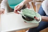 Dr. Brown’s™ Travel Fresh™ Divided Bowl and Soft-Tip Spoon Set with Travel Lid, BPA Free