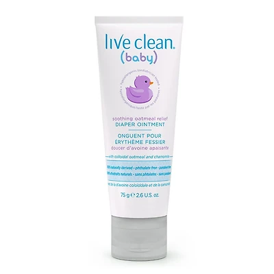 Live Clean Baby Onguent pour érythème fessier doucer d’avoine apaisante 5-14