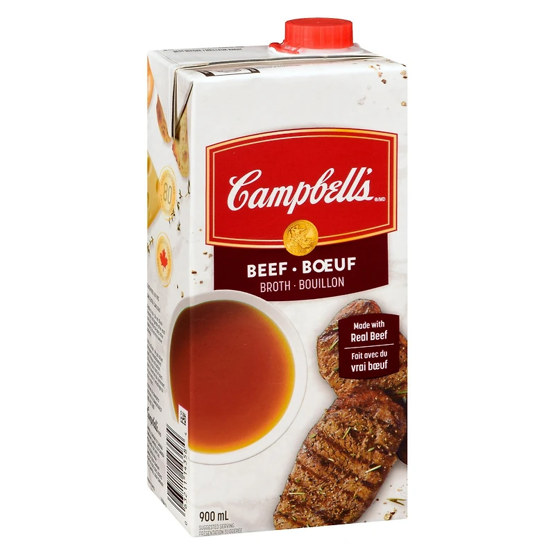 Campbell’s® Ready to Use Beef Broth, Shelf Stable, 900 mL