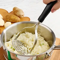 Mainstays Potato Masher, Black, Length - 25 cm x 10 cm