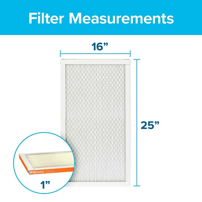 Filtre micro pour la réduction des particules « Protection contre les allergènes » Filtrete(MC