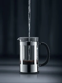 Bodum Kenya Cafetière à piston, acier inox 8 tasses, 1.0L, 34 oz