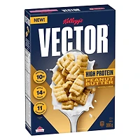Céréales Kellogg’s® Vector® Croustillant au beurre d’arachide à teneur élevée en protéines 306 g Céréales Kellogg’s® Vector® Croustillant au beurre d’arachide à teneur élevée en protéines, 306g