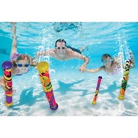 Play Day Dizzy Dive Sticks, 8-Pack, Green Pink Stick