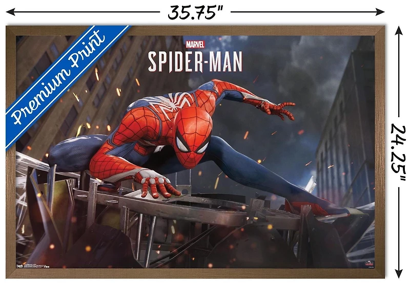 Marvel Comics - Spider-Man - Action Wall Poster, 22.375" x 34"