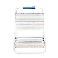 Mainstays Beach Sand Chair, Dots, Nouveau, 50% Polyester recyclé