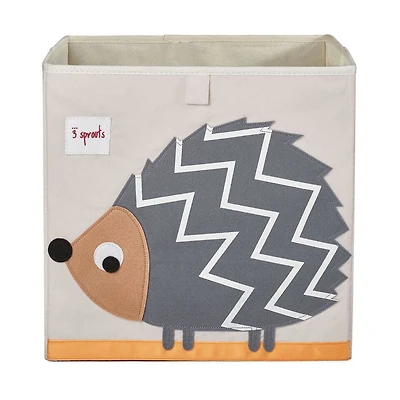 Boîte de rangement 3 Sprouts pour enfants à motif de hérisson