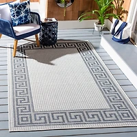 SAFAVIEH Bermuda Isidora Tapis Intérieur/Extérieur Géométrique Lavable en Machine