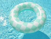 Bluescape 37.4" Checkered Pool Swim Ring