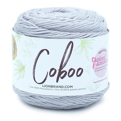 Lion Brand Yarn  835-149 Coboo Argent Fil de fibre naturelle
