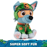 PAW Patrol Jungle Pups, Tracker 8-Inch Plush, Stuffed Animal Kids Toys for Boys & Girls Ages 3 and Up