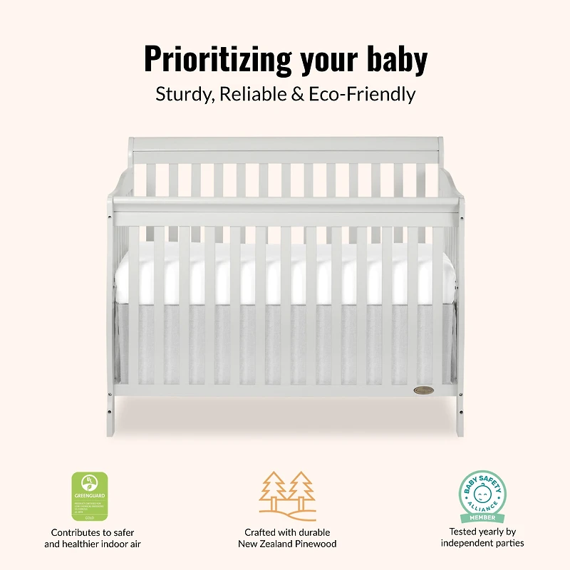 Dream On Me Ashton Convertible 5-in-1 Crib, Model #660