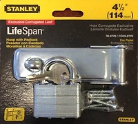 Moraillon à cadenas CD39 de Stanley avec Matérial