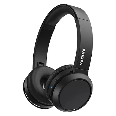 Philips H4205 Casque sans fil supra-auriculaire avec haut-parleurs 32 mm et amplificateur de basses à la demande, noir, H4205BK