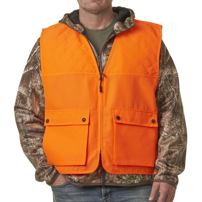 Gilet de couverture orange vif pour hommes Realtree