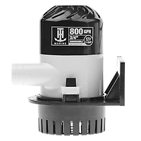 Blue Dog Marine Pompe de cale marine 800 GPH 12 V, pompe à eau de cale submersible non automatique, pompe de cale de bateau tout-en-un