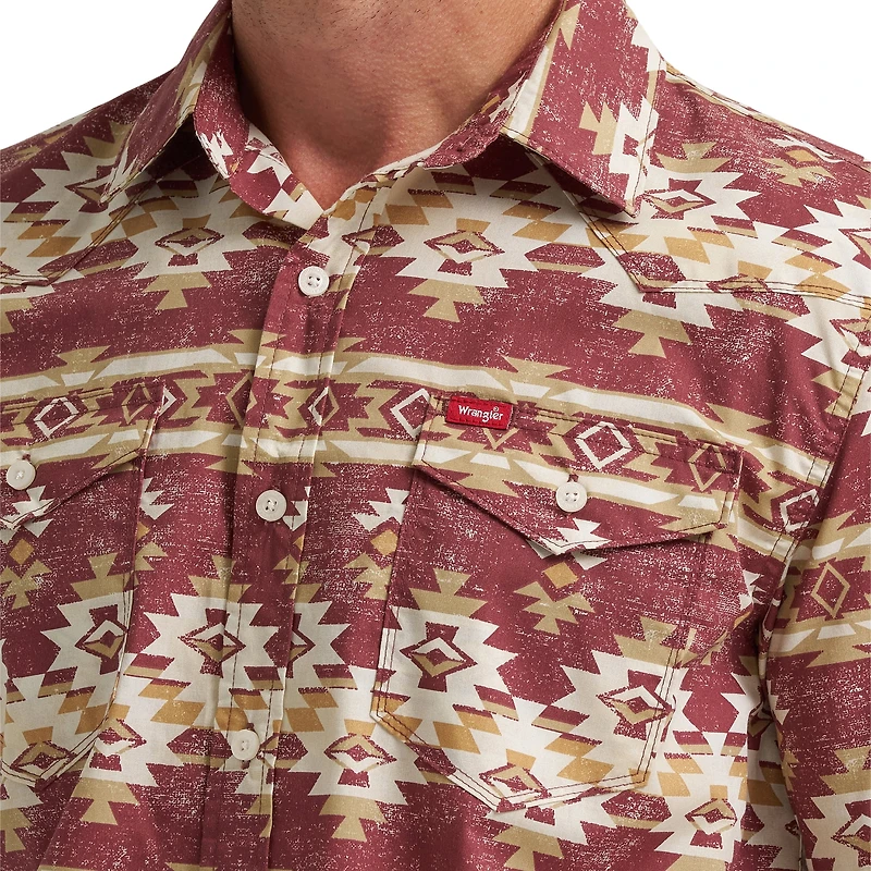 Chemise imprimée à manches courtes pour hommes Wrangler®