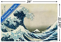 La grande vague au large de Kanagawa par Hokusai