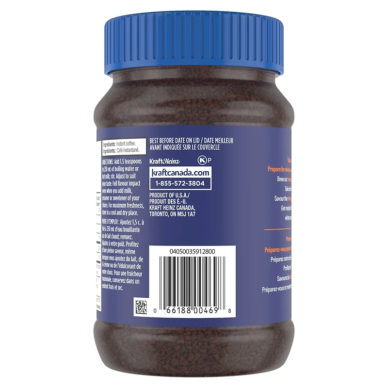Maxwell House Original Roast Instant Coffee, 150 g Jar, 150G