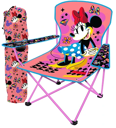 Danawares Minnie Mouse Youth Camping Chair with Cup Holder - Polyester