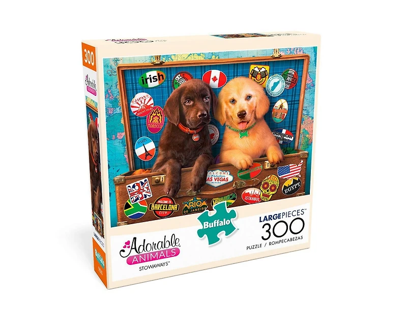 Buffalo Games Adorable Animals: Stowaways 300 Large Piece Jigsaw Puzzle