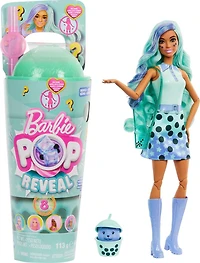 Barbie Pop Reveal Boba Tea Series Fashion Doll & Accessories Set with 8 Surprises (Styles May Vary)
