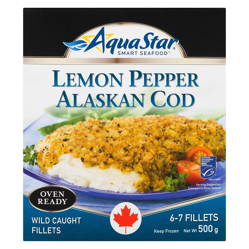 Lemon Pepper Oven Ready Alaskan Cod