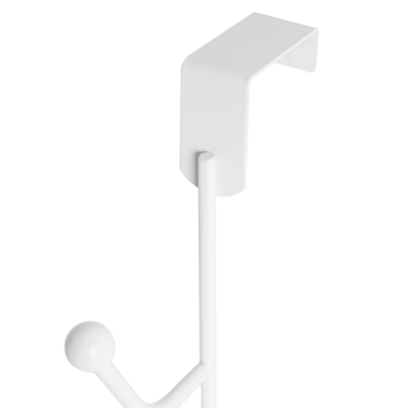 Era Roan Max Double Over The Door Hook, Organizer, White 5.3x8.8in, Roan Max Over Door Hook