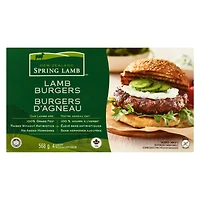 NEW ZEALAND SPRING LAMB - LAMB BURGERS