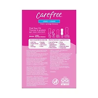 Carefree Acti-Fresh Body Shape Panty Liners Long Pack of 92 Liners, 92 Panty Liners
