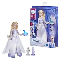 Disney La Reine des neiges 2, Elsa parlante et ses amis, poupée Elsa, sons et phrases, pour enfants, à partir de 3 ans