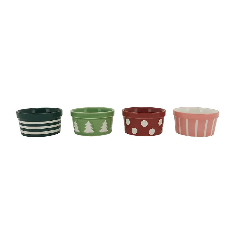 Stoneware 7.9 OZ Green Ramekin