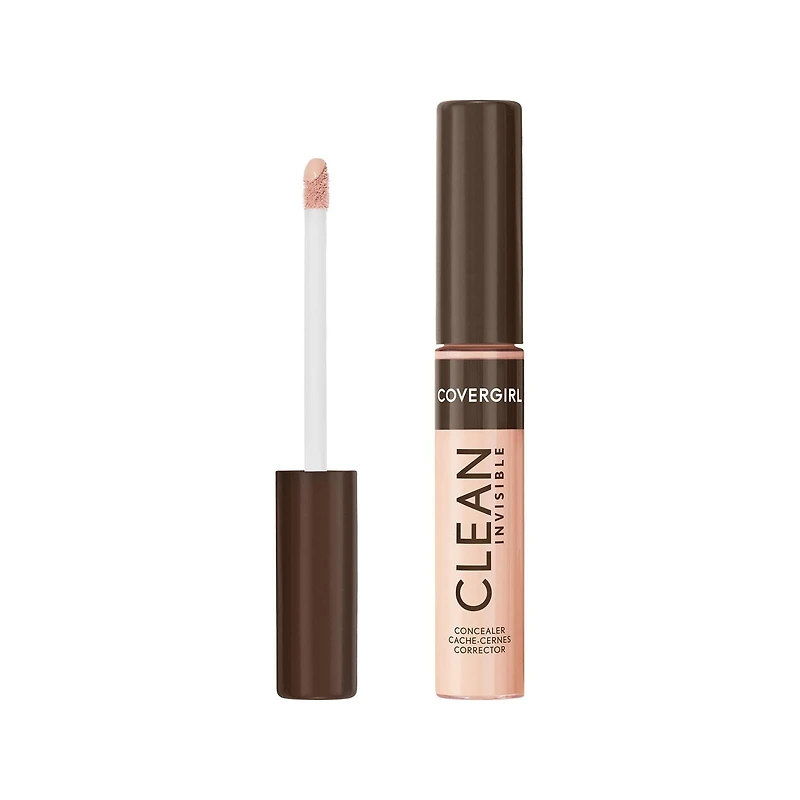 Clean Invisible Concealer, Lightweight, Hydrating, Vegan Formula made with 100% natural-origin pigments for a natural finish, Talc- and fragrance-free
