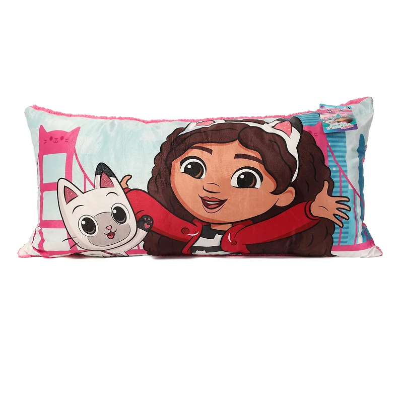 Gabby's Dollhouse Body Pillow, 18" x 36", GABBYS DOLLHOUSE BODY PILLOW